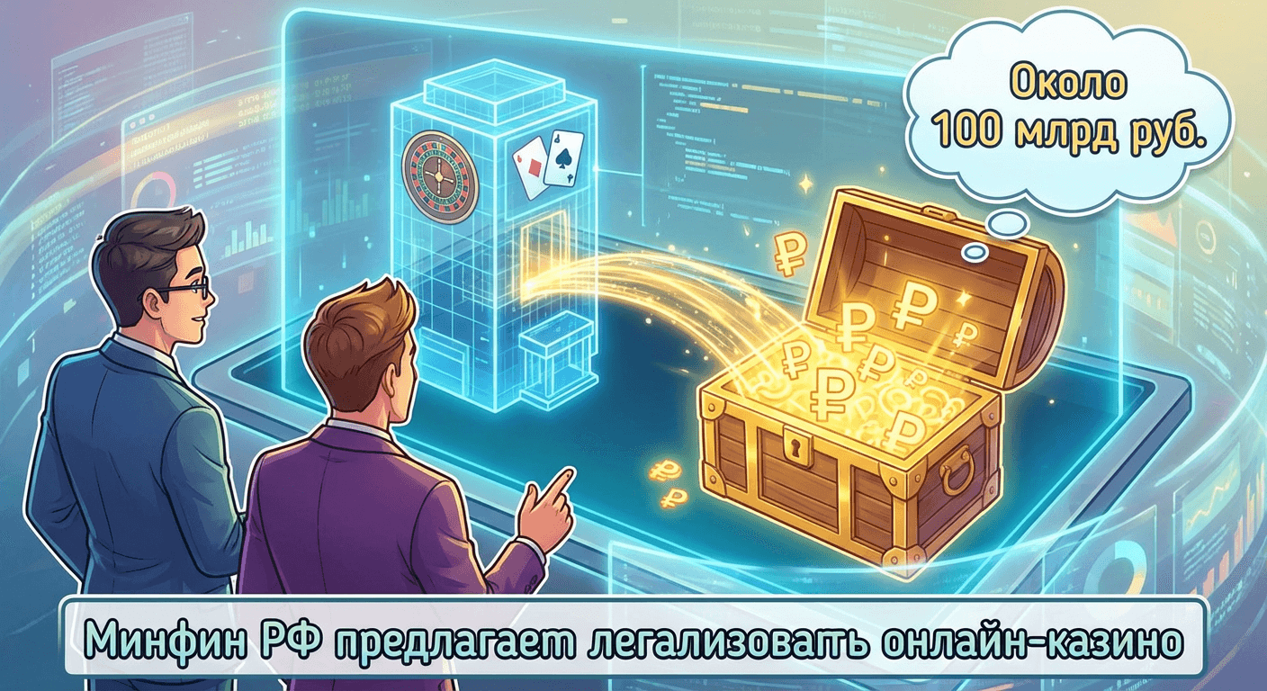 Минфин России предлагает легализовать онлайн-казино