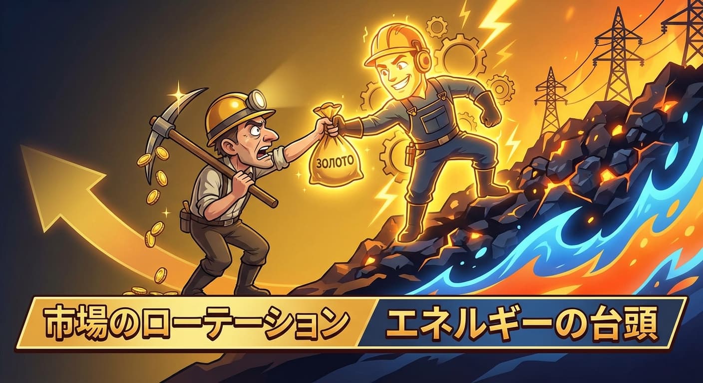 Рост золотодобытчиков сменился ралли в энергетике