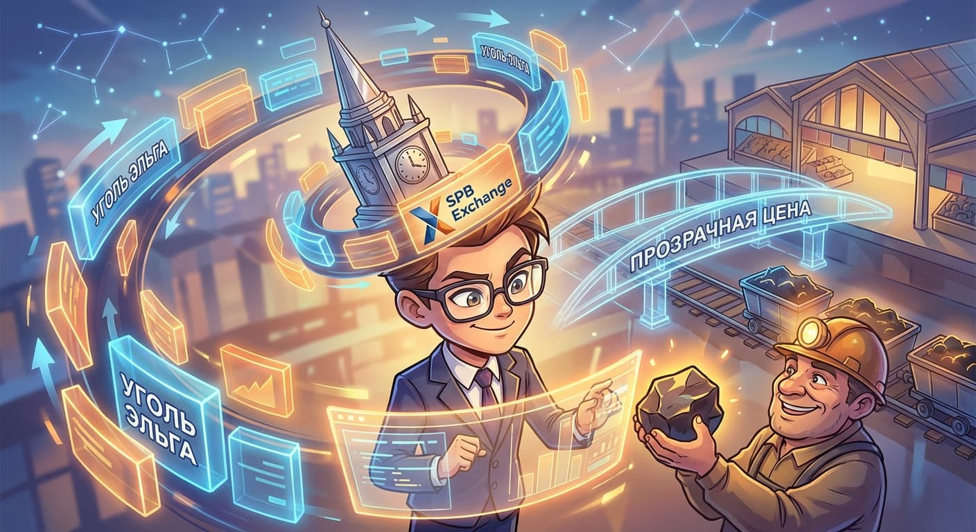 Петербургская биржа начала торги углем с Эльгинского месторождения