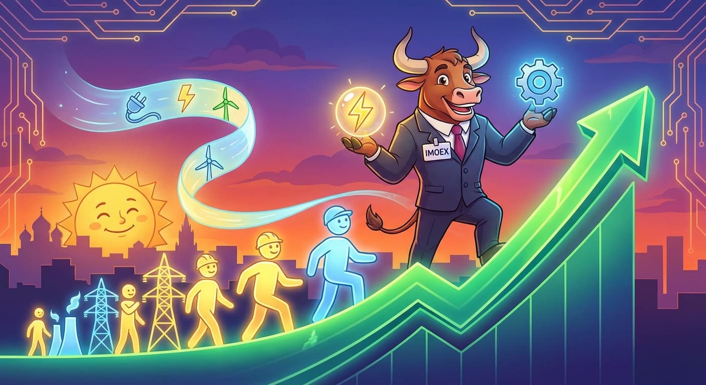 Рынок завершает день ростом во главе с акциями сектора электроэнергетики