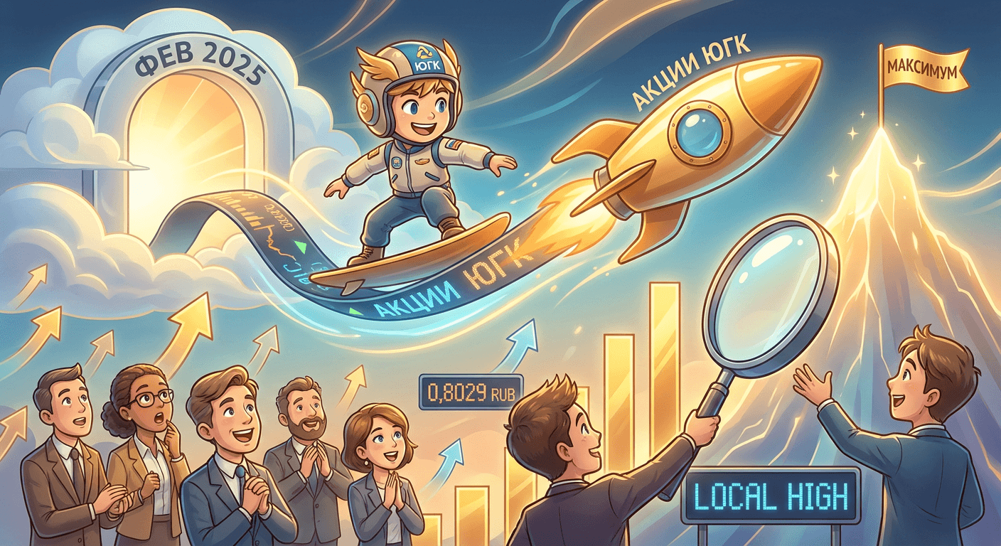 Акции ЮГК достигли максимального с февраля 2025 года уровня