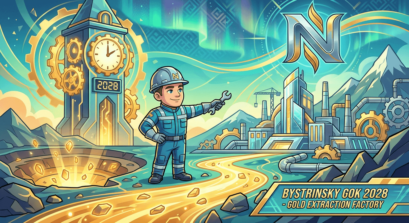 «Норникель» планирует запуск золотоизвлекательной фабрики на Быстринском ГОКе к началу 2028 года