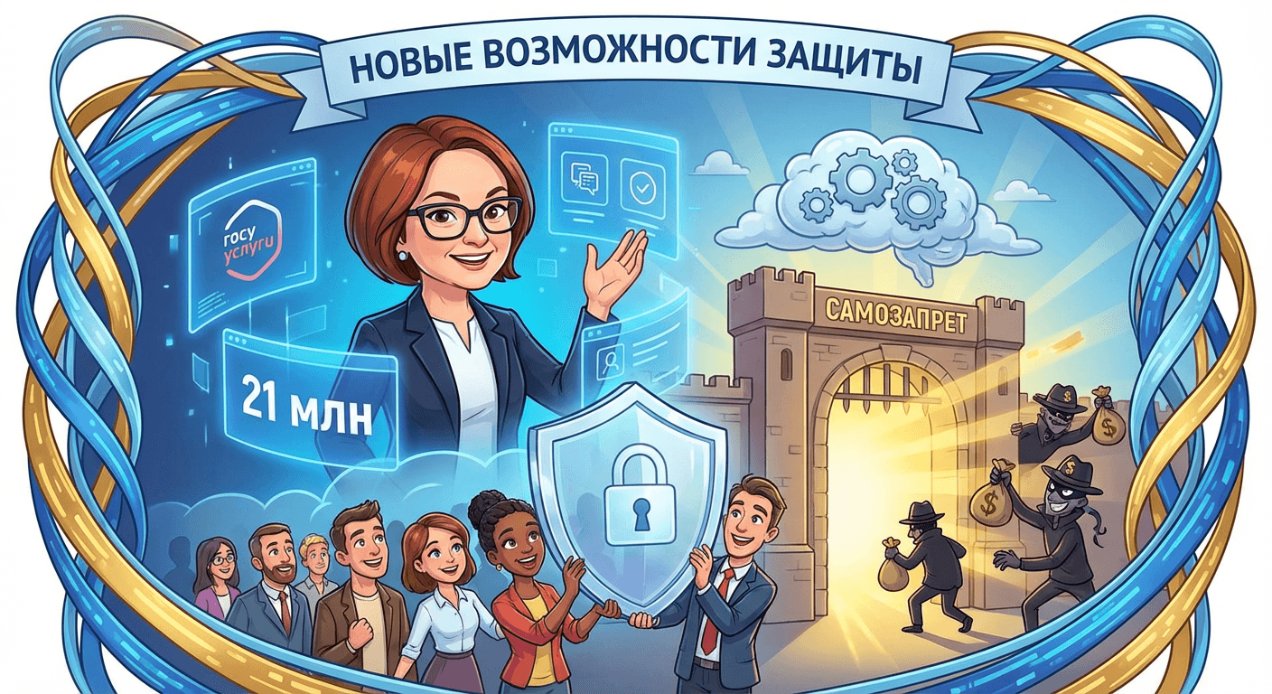 Самозапрет на кредиты через «Госуслуги» установили 21 млн россиян