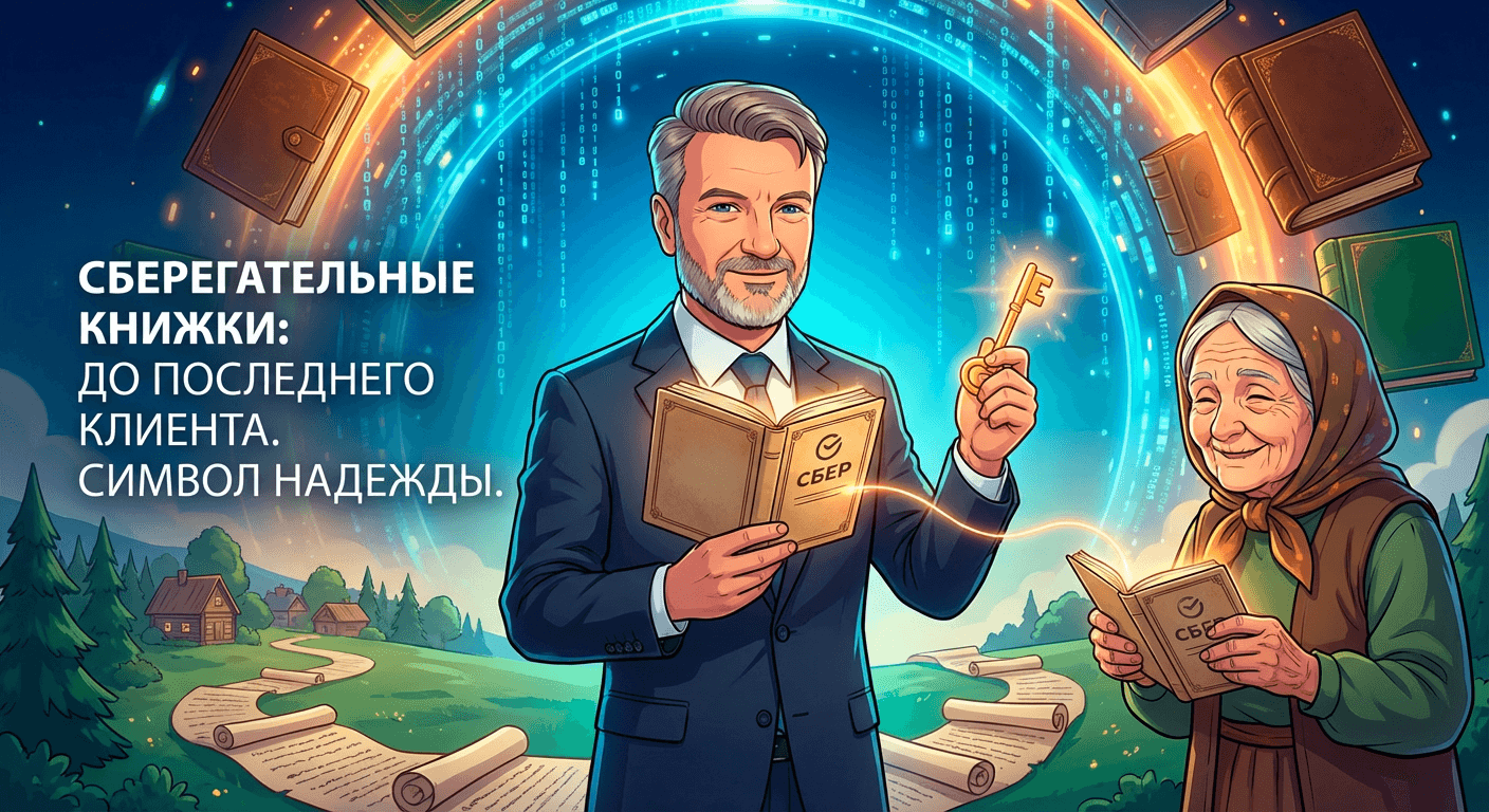 Греф заявил, что сберегательные книжки останутся в России «до последнего приема»