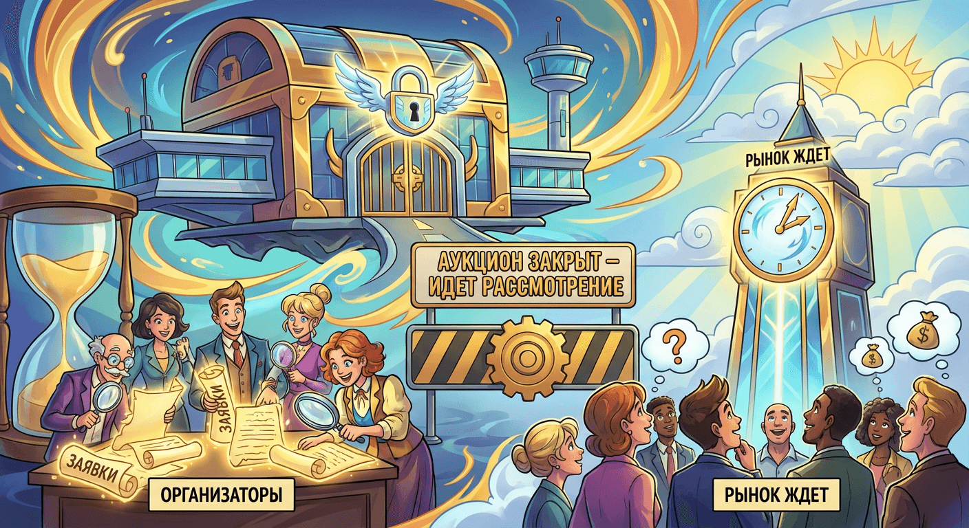 Заявки на участие в аукционе по продаже «Домодедово» ожидают рассмотрения