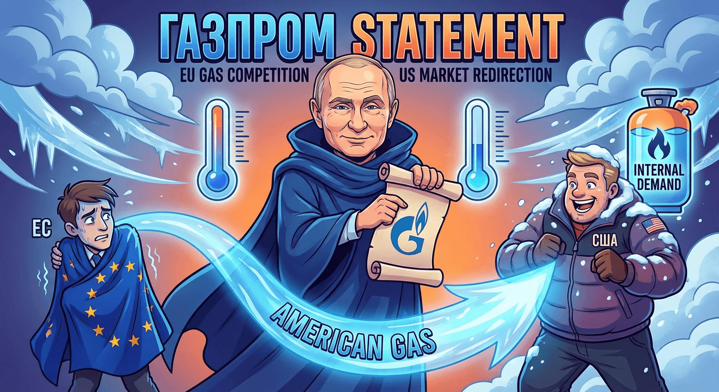 "Газпром" считает, что ЕС может проиграть борьбу за американский газ