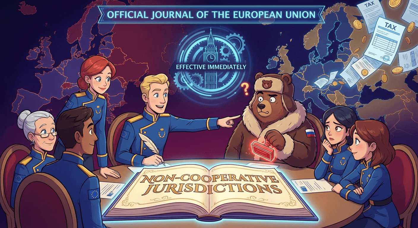 Решение ЕС о включении России в «черный список» вступило в силу