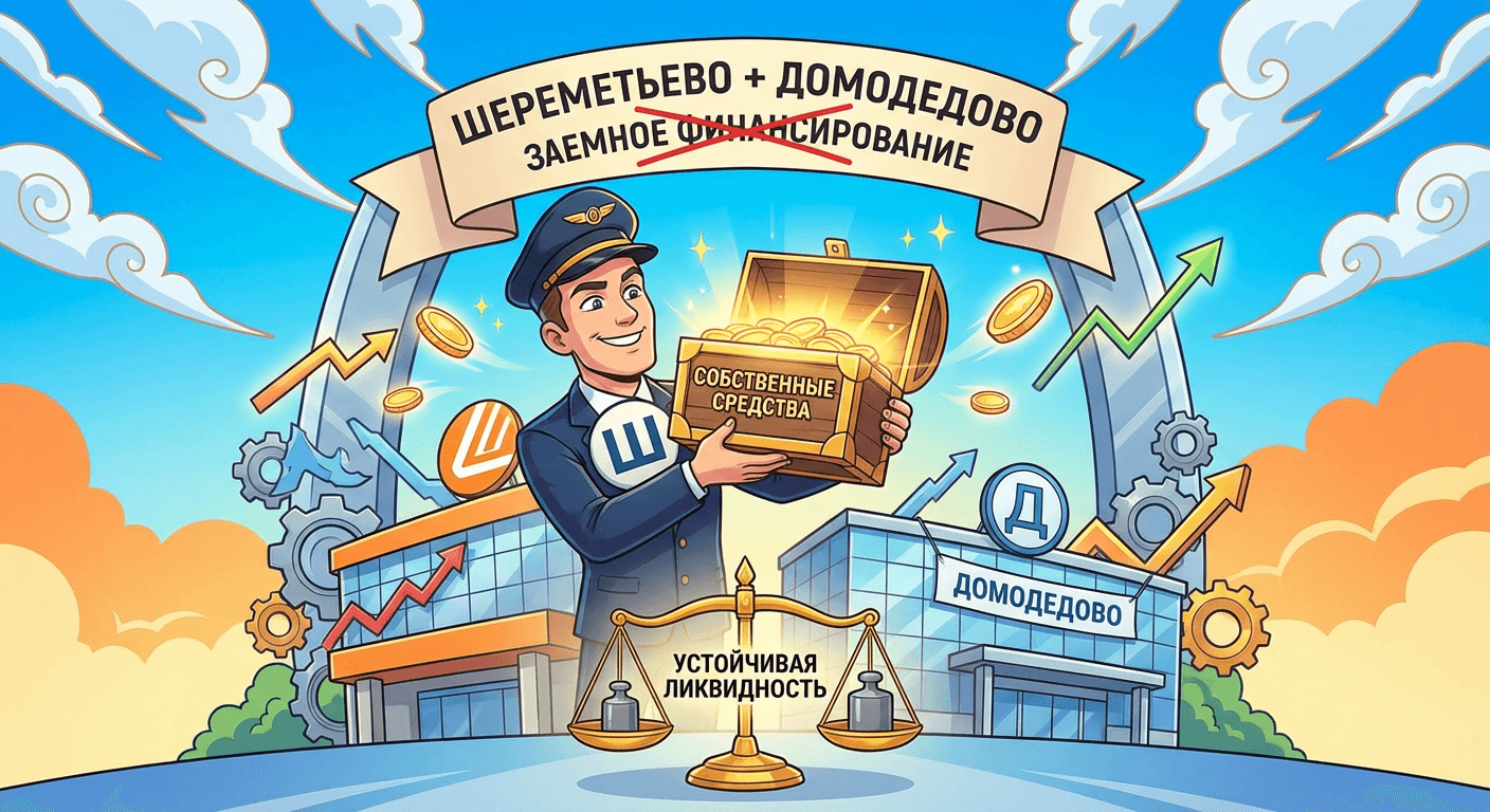 «Шереметьево» использовал собственные средства для приобретения аэропорта «Домодедово»