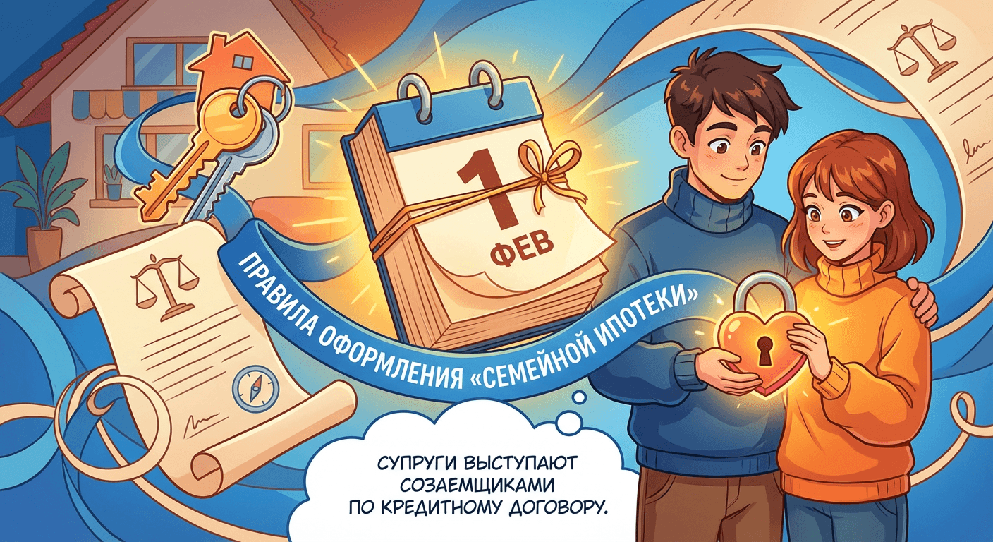 Правила оформления «Семейной ипотеки» изменятся с 1 февраля