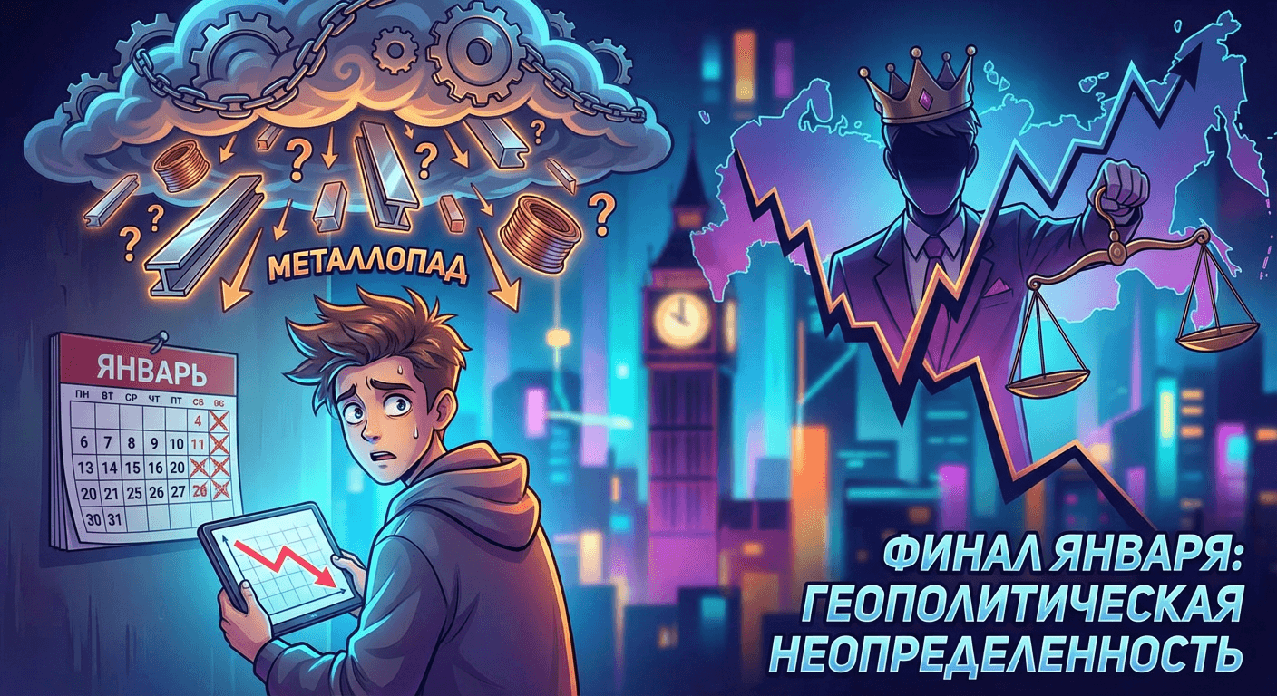 Финал января омрачили «металлопад» и геополитическая неопределенность