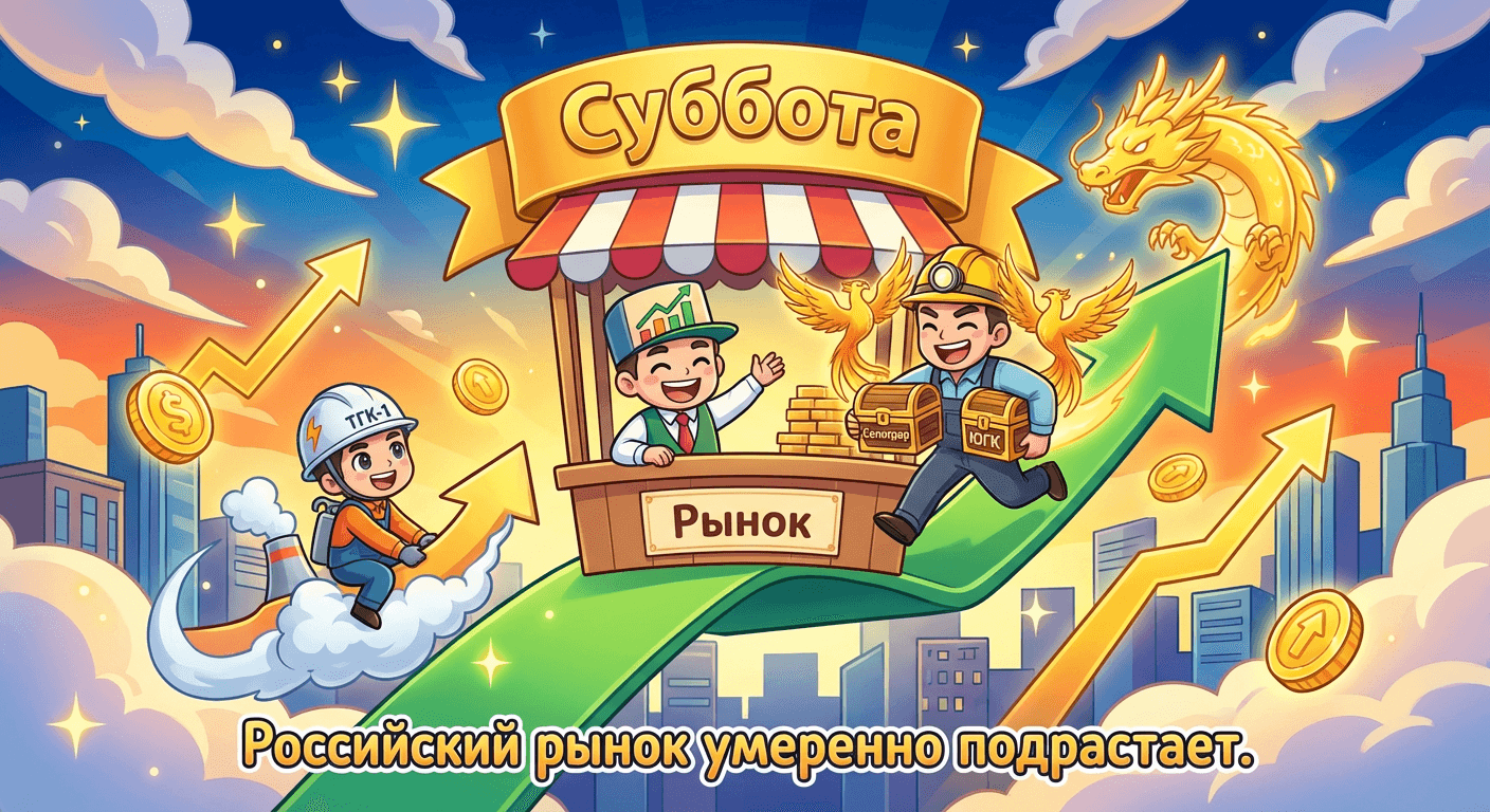 Рынок в субботу подрастает, акции «Селигдара» и ЮГК корректируются вверх вслед за золотом