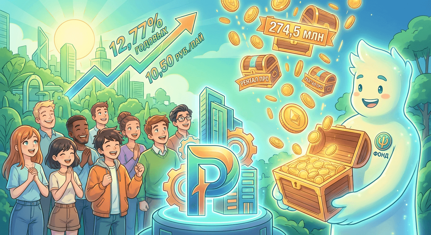 Пайщики фонда «Рентал ПРО» заработали 274,5 млн рублей в январе