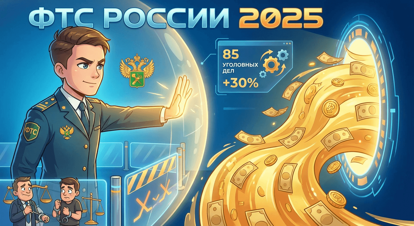 ФТС России пресекла незаконное перемещение физлицами 2,1 млрд рублей наличных в 2025 году