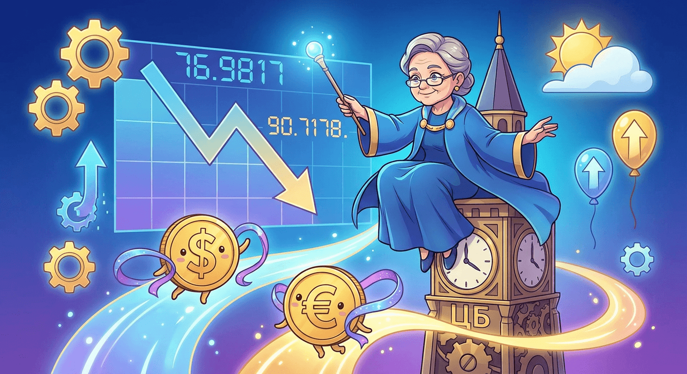 ЦБ снизил официальный курс доллара на 4 февраля до 76,9817 рубля