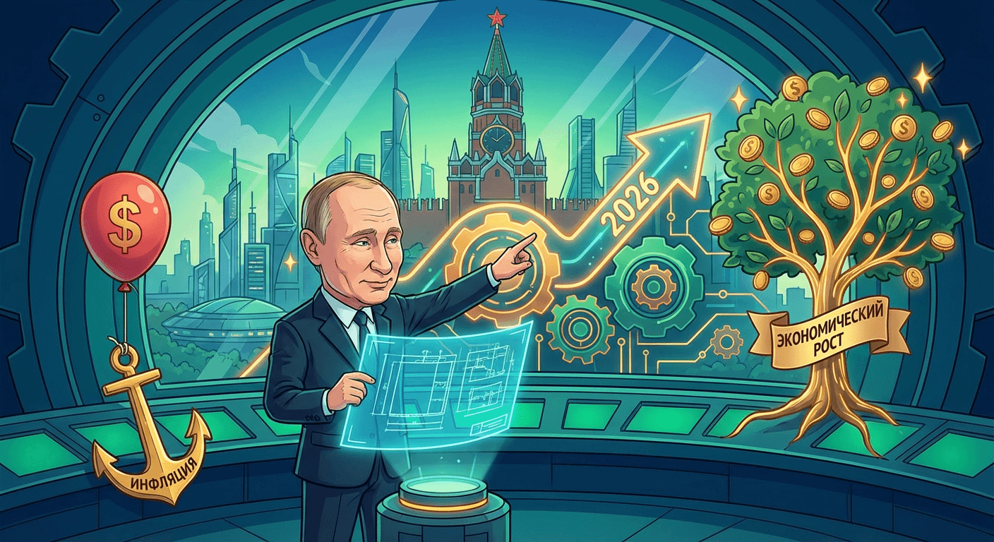 Путин ожидает эффекта от структурных изменений в экономике России уже в 2026 году