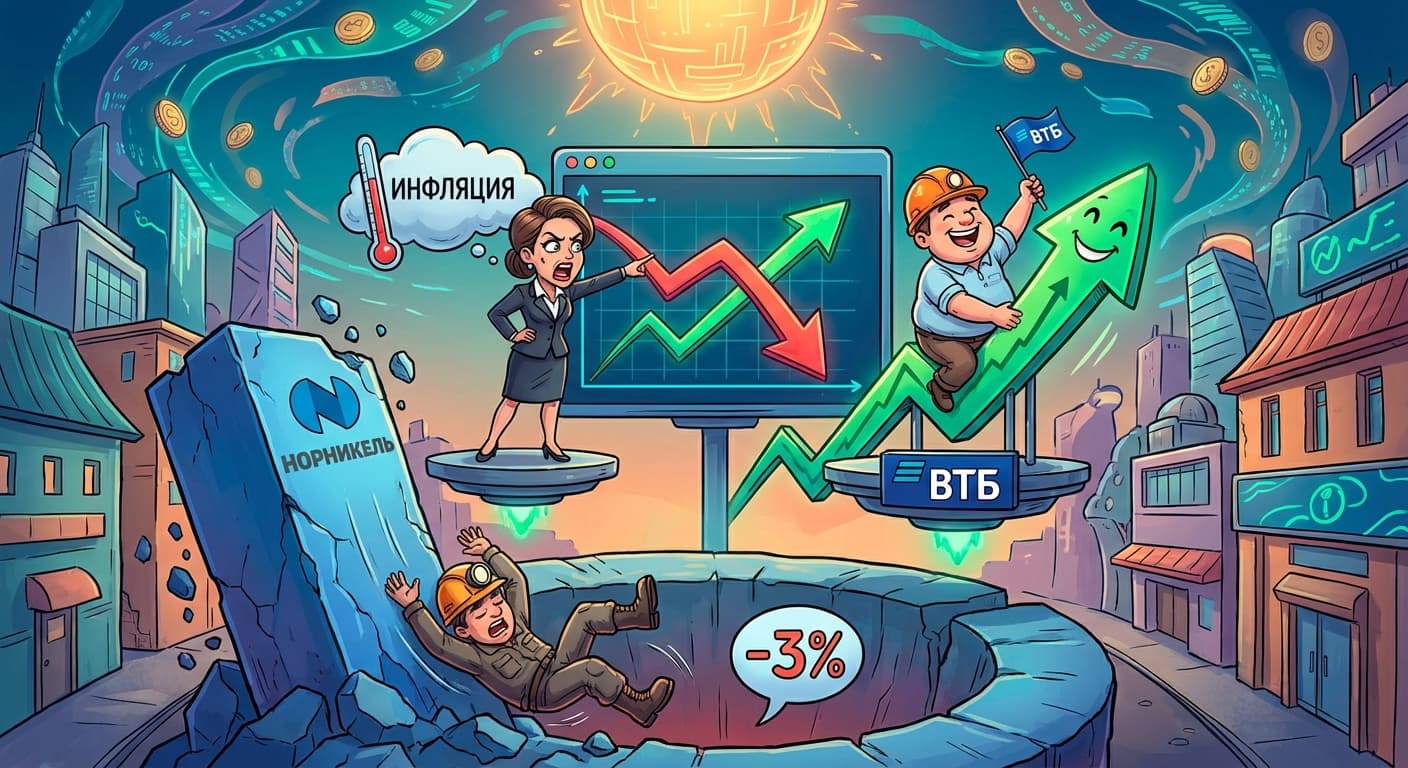 Рынок негативно отреагировал на данные по недельной инфляции
