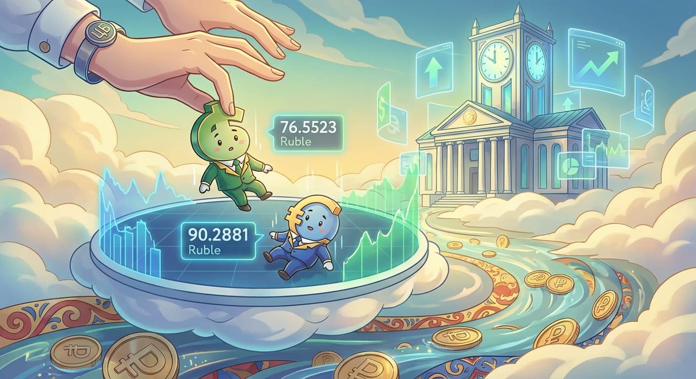 ЦБ снизил официальный курс доллара на 6 февраля до 76,5523 рубля