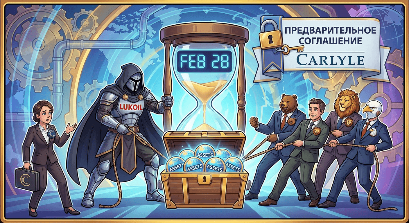Ряд компаний борется за зарубежные активы «ЛУКОЙЛа», несмотря на предварительное соглашение с Carlyle