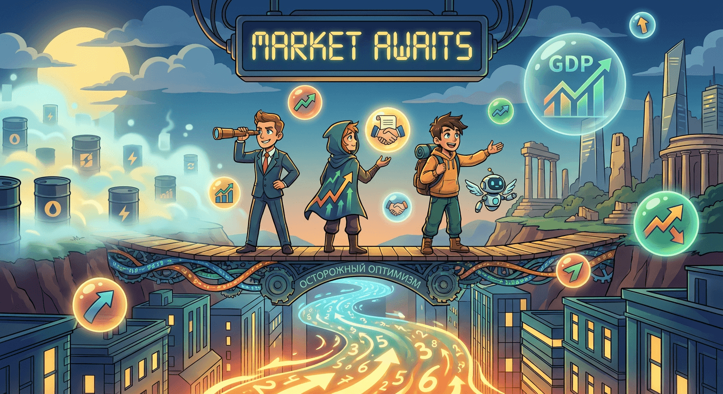 На рынке сохраняется осторожный оптимизм в ожидании сигналов для выхода из "боковика"