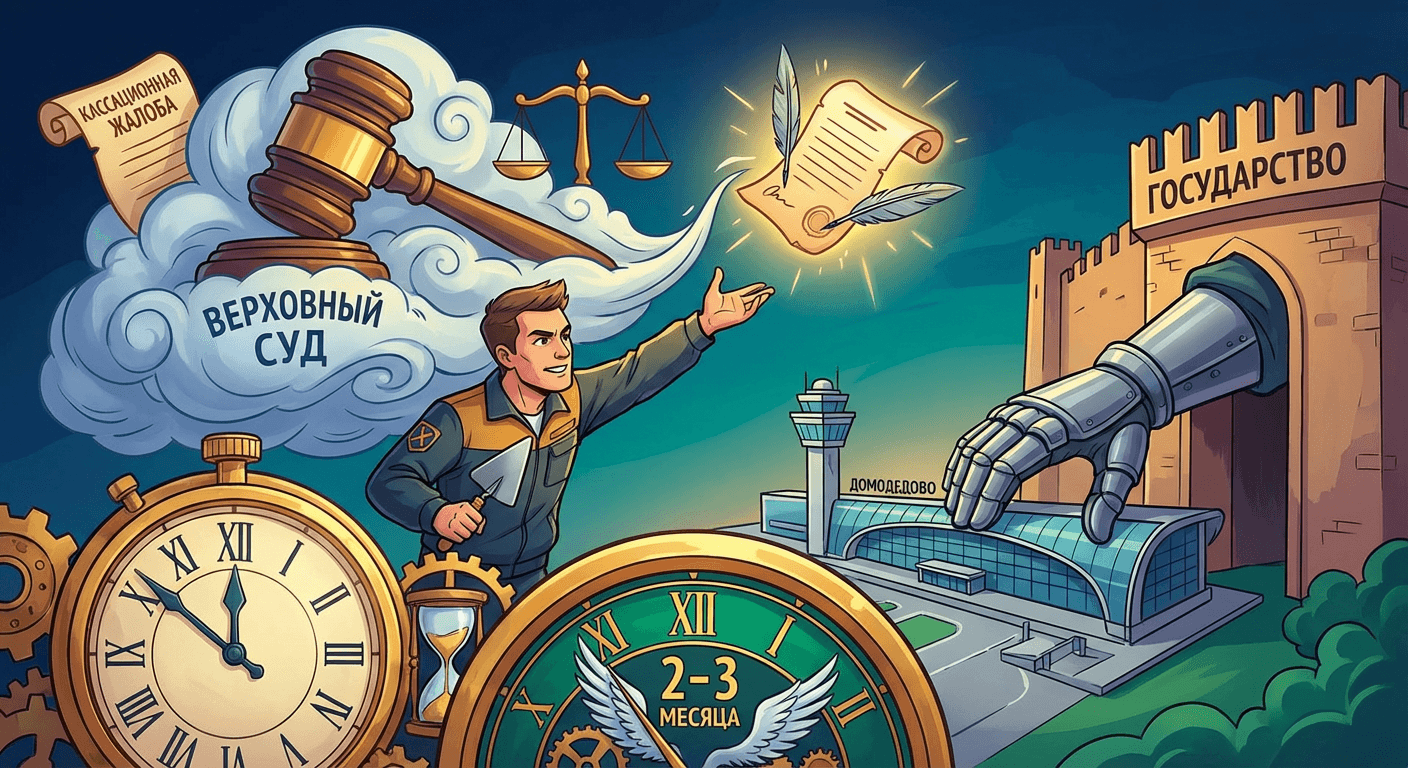 Каменщик направил в Верховный суд новую кассационную жалобу о передаче «Домодедово» государству