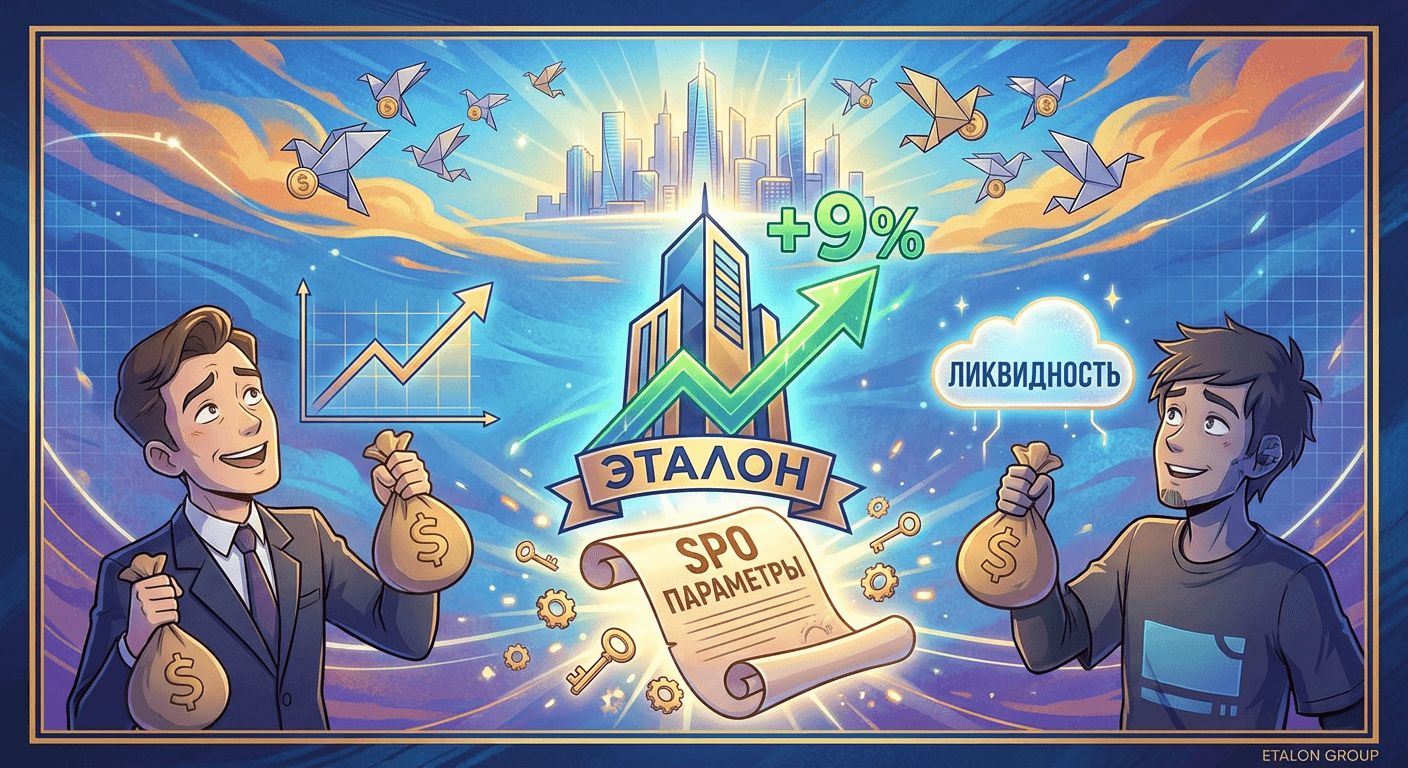 Акции «Эталона» растут на 9% после объявления параметров SPO