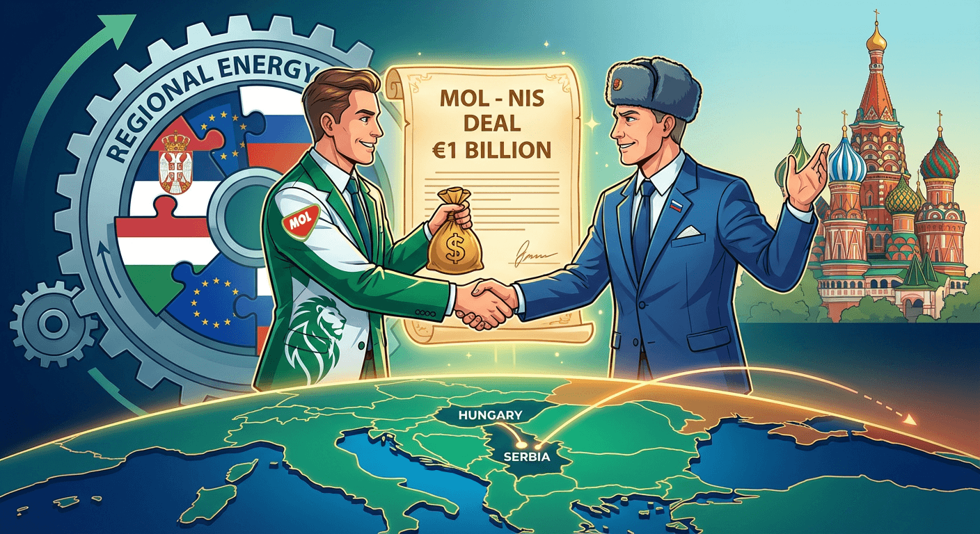 MOL выкупит российскую долю в NIS почти за 1 млрд евро