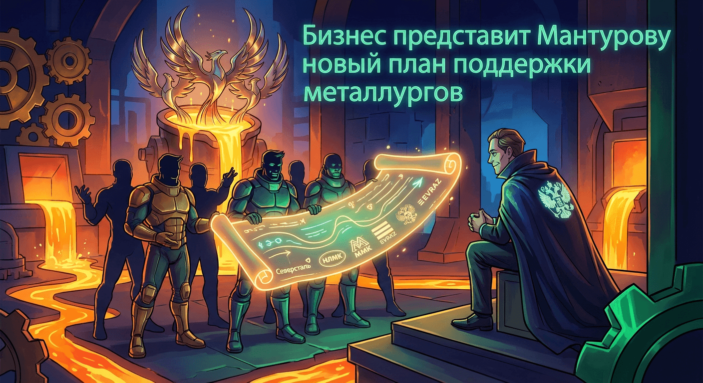 Бизнес представит Мантурову новый план поддержки металлургов