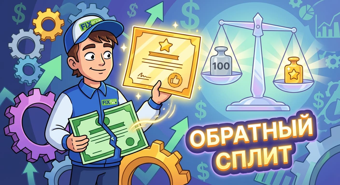 Обратный сплит «Фикс Прайса» - позитив со звездочкой