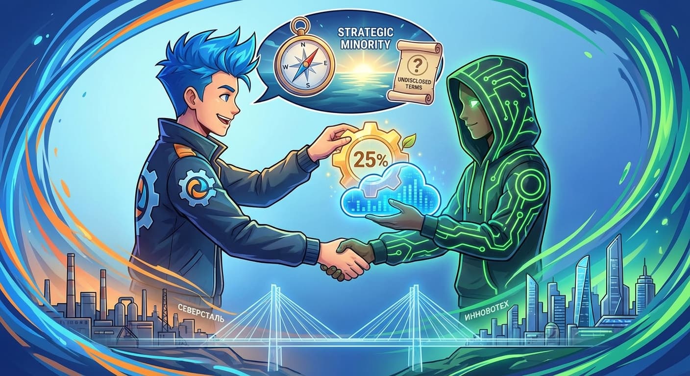 «Северсталь» приобрела долю в 25% в компании «Инновотех»